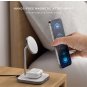 Satechi 2 in 1 wireless charging stand for iPhone Airpods