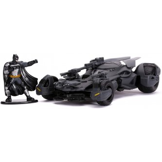 Figurine Batman et Batmobile mtal Justice League