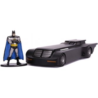 Figurine et Batmobile en mtal Batman DC Comics