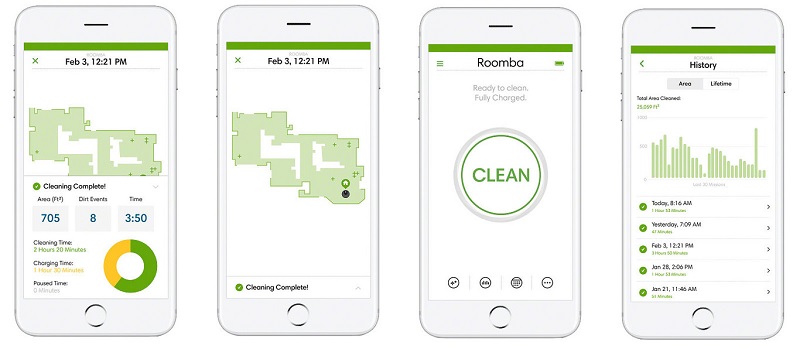 iRobot Home application Roomba