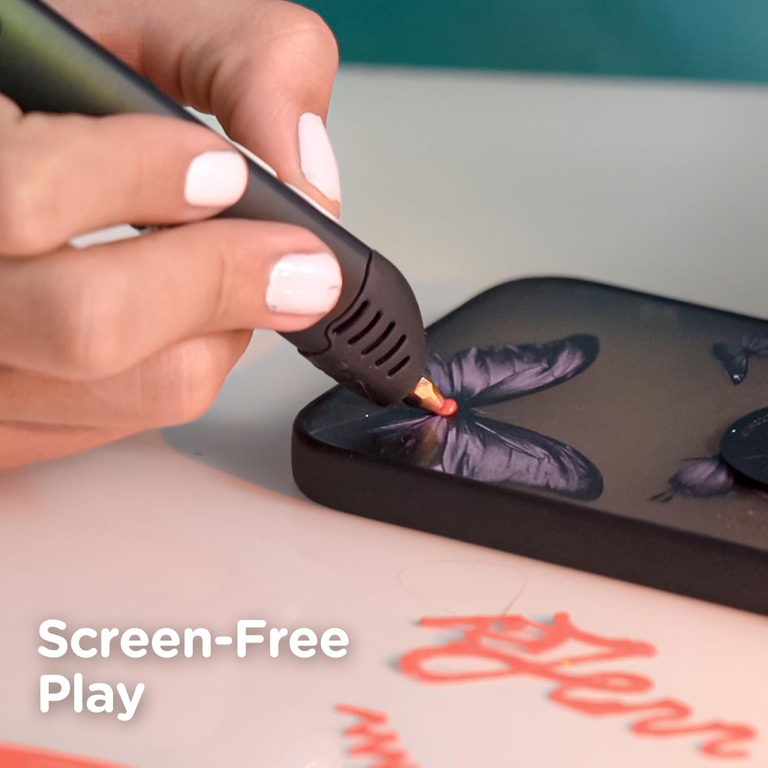 WERJIA Hard Carrying Case For 3Doodler Create+ & Flow 3D Printing Pens - Protective Storage