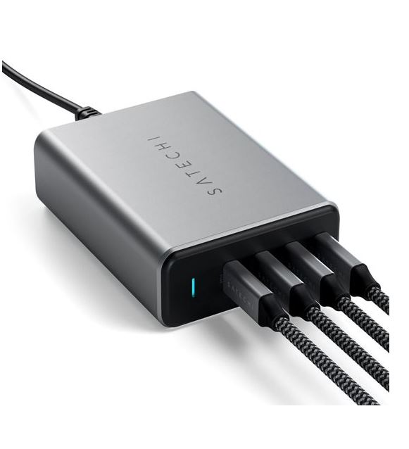 SUNDAREE Chargeur Voiture USB C,60W Multi 4 Port 12V 24V Type C