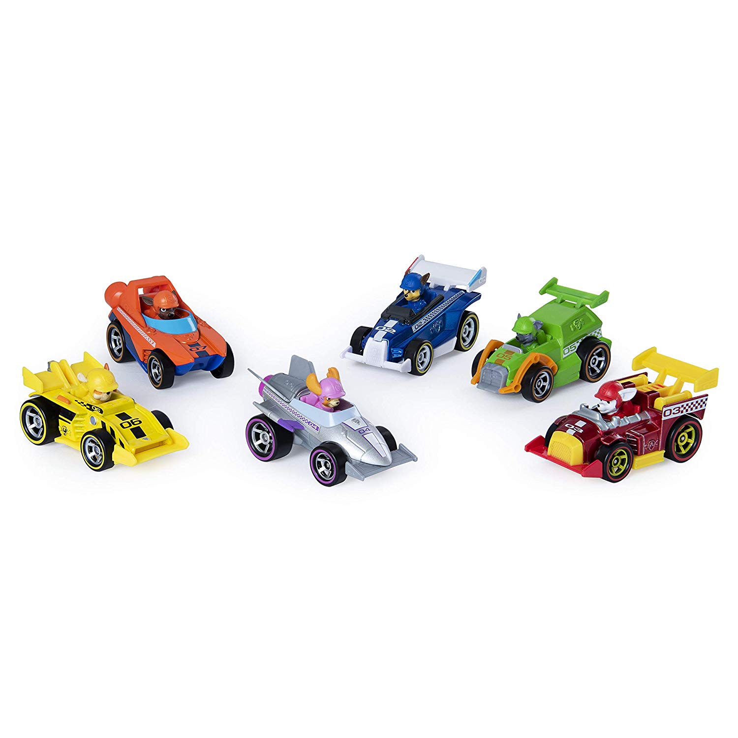paw patrol race cars