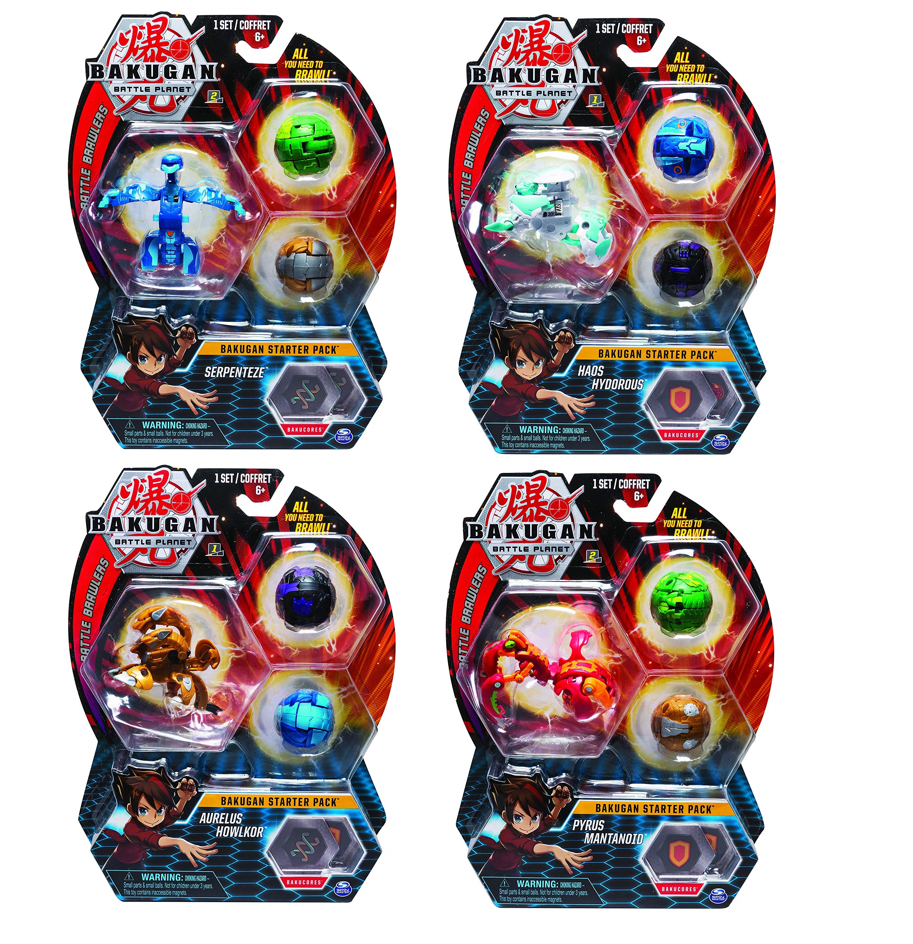 Bakugan Starter 3-Pack