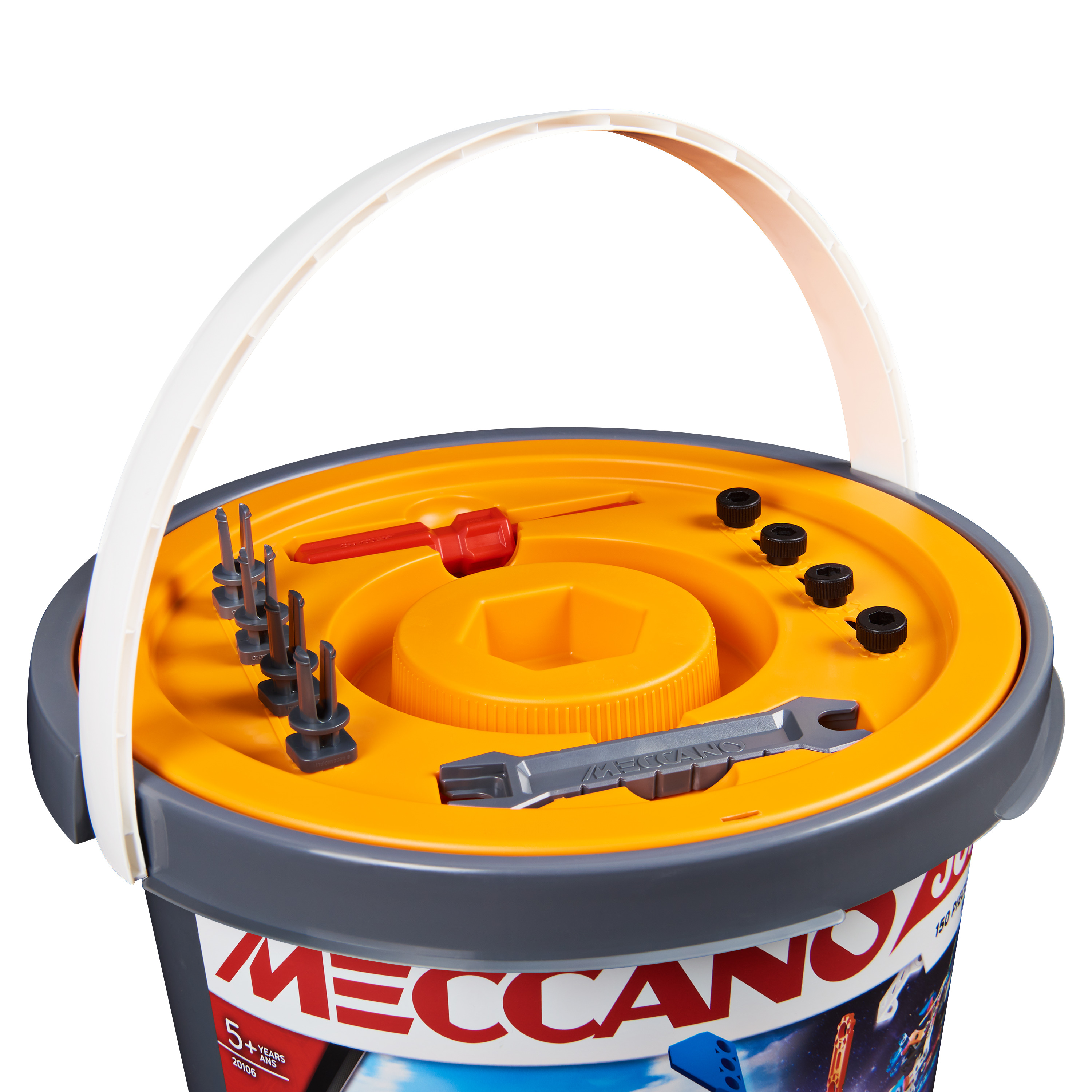 Barrel 150 pieces Meccano Junior 6055102 New