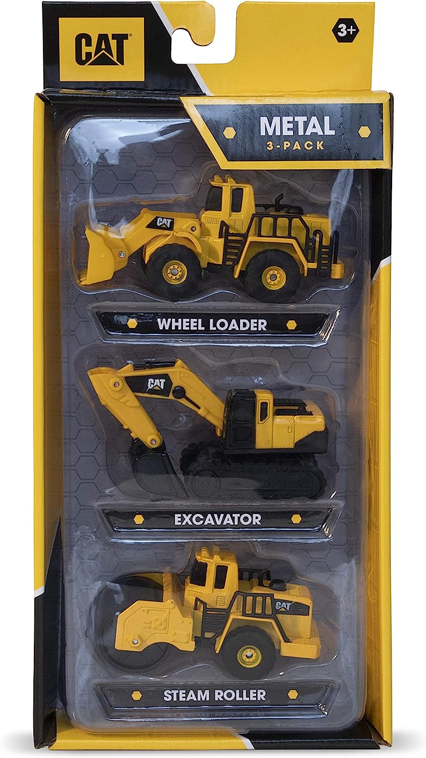 Cat pack 3 metal construction machines