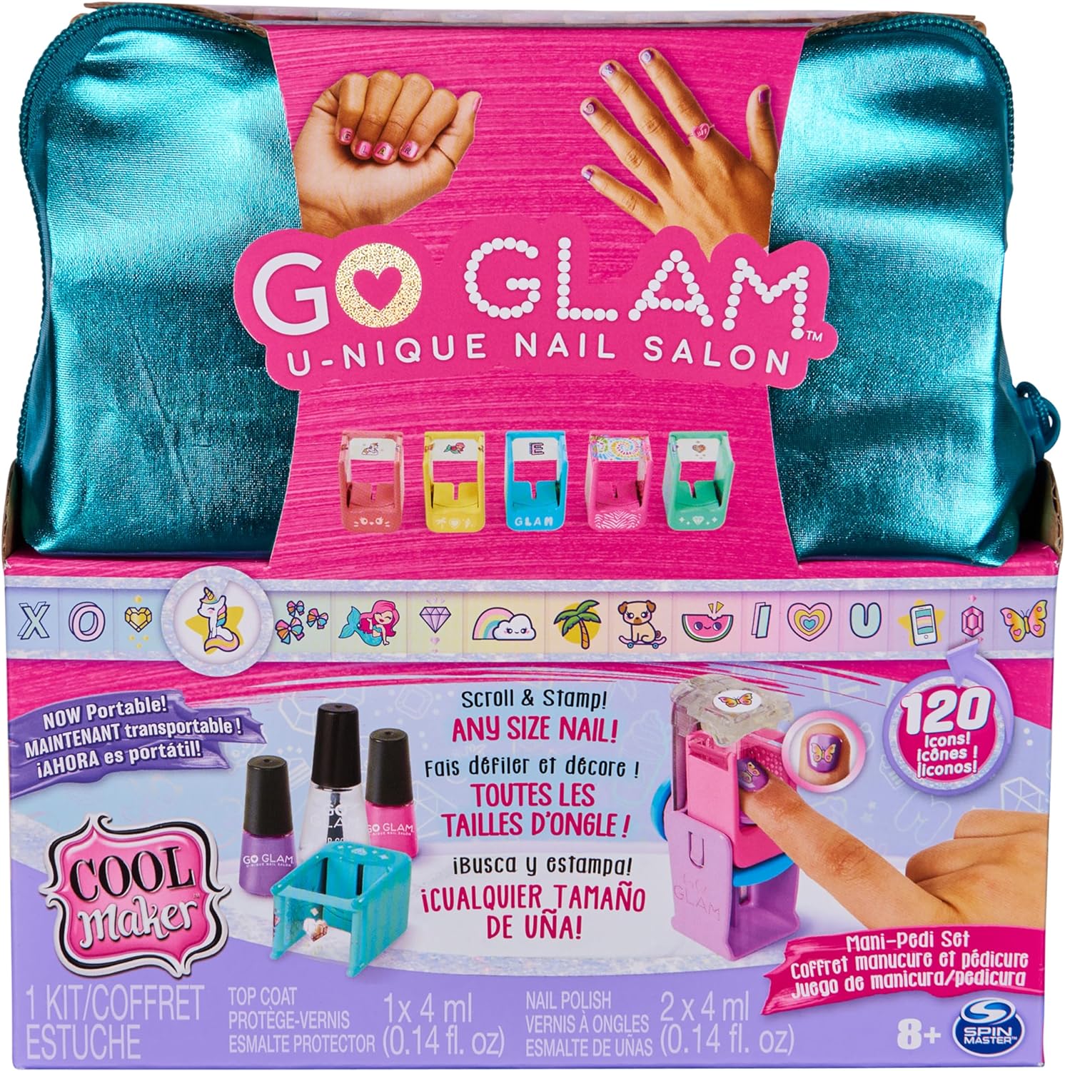 Cool Maker - Go Glam Nail Unique Salon - Machine à ongles avec