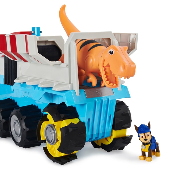 Pat patrouille - vehicule + figurine deluxe stella dino rescue paw