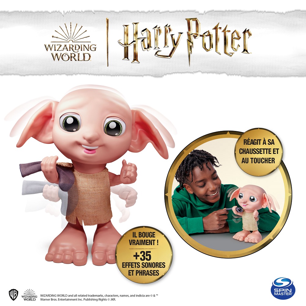 Figurine Interactive Dobby - Wizarding World - Harry Potter Spin