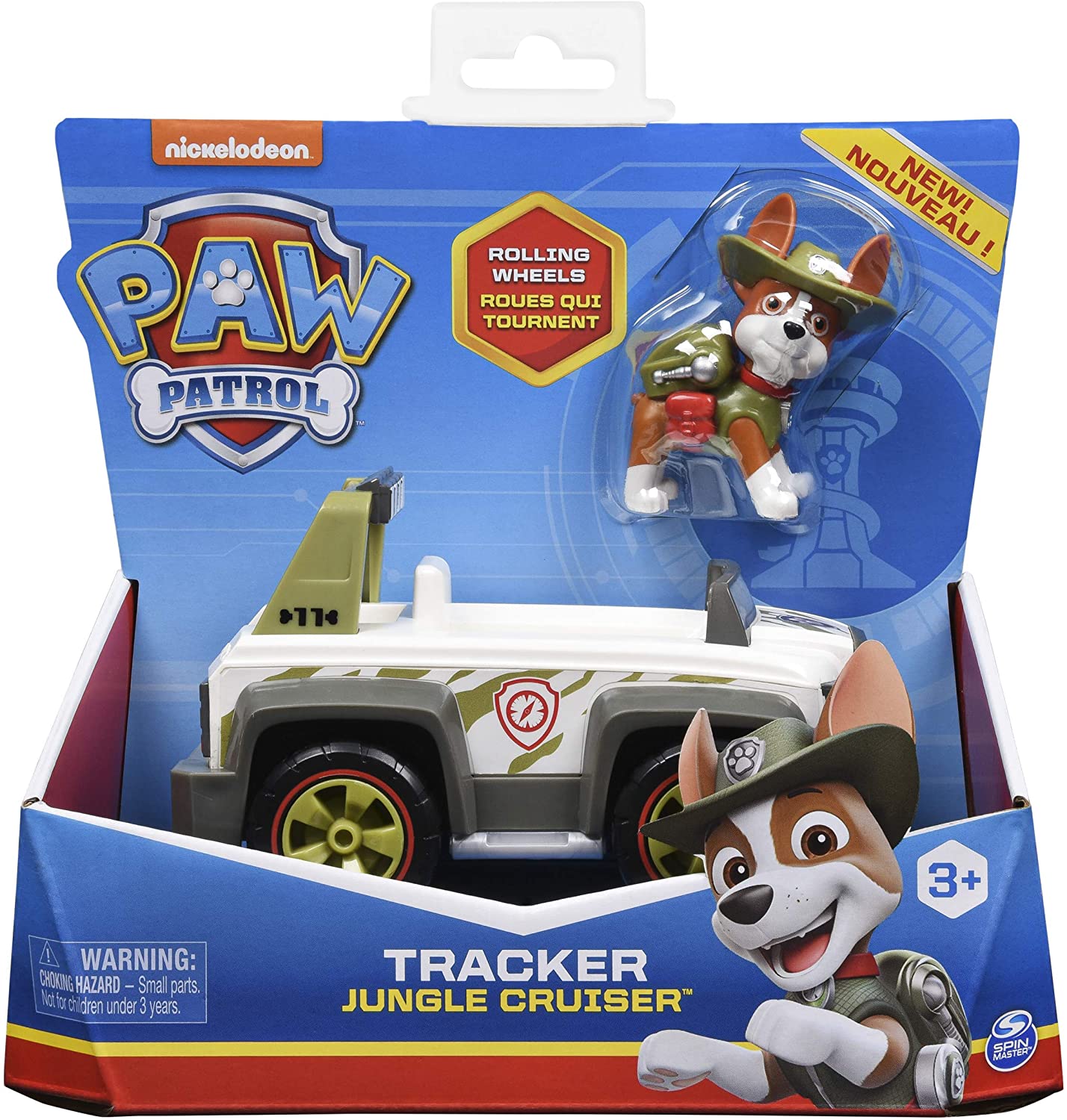 Figurine and vehicle Tracker Paw Patrol