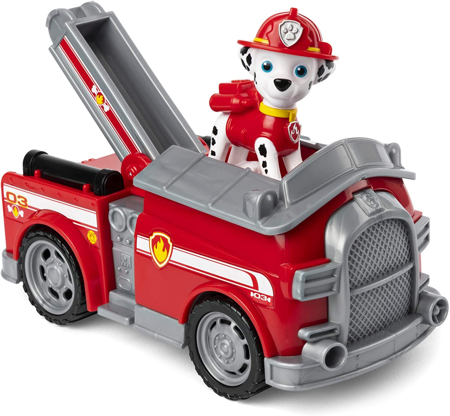 Paw Patrol La Pat' Patrouille - Voiture Figurine Tracker - Voiture