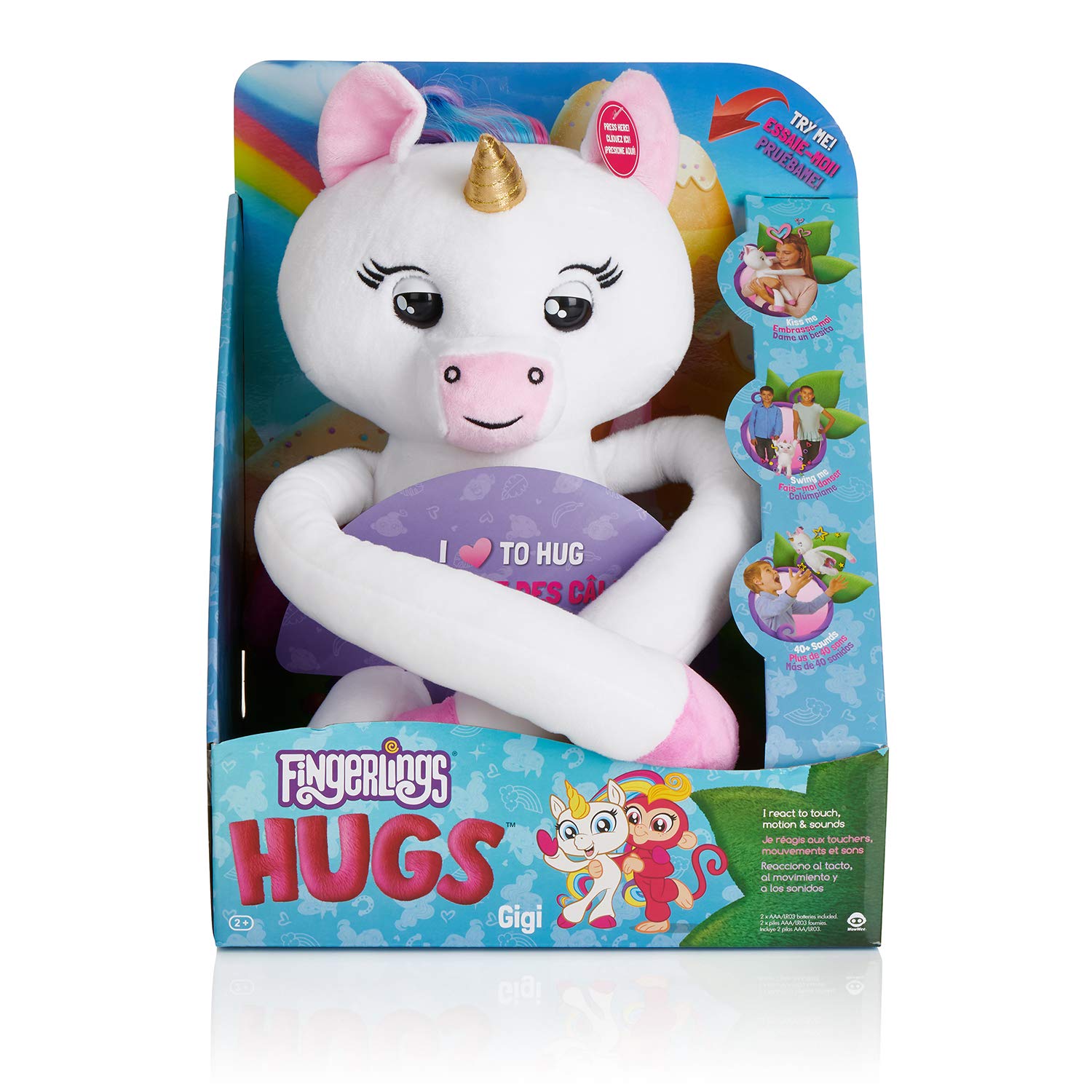 unicorn fingerling plush