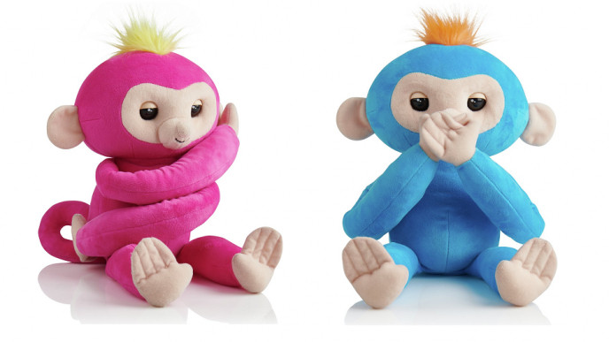 1. Fingerlings - Interactive Baby Monkey - Bella (Pink with Yellow Hair) - wide 1