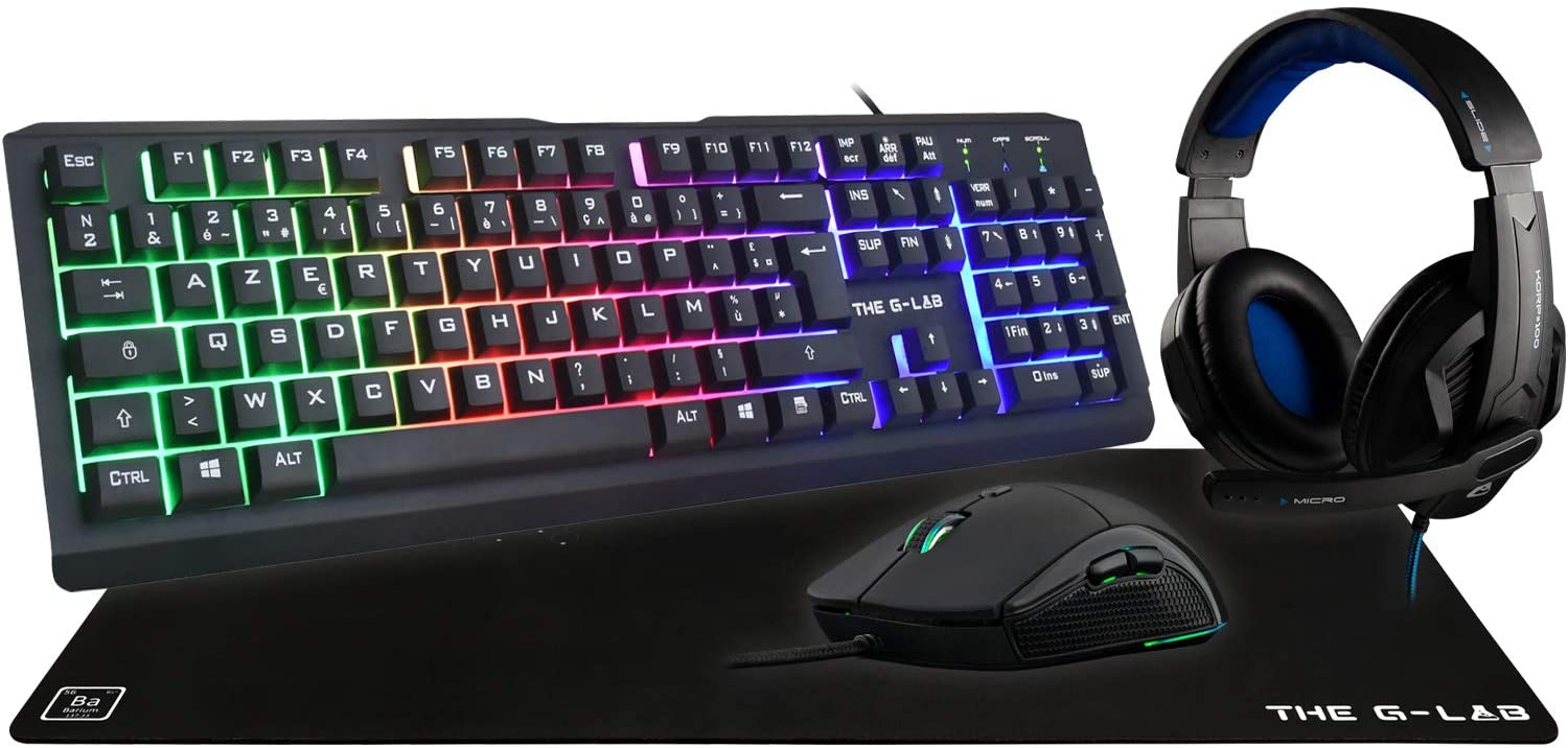 G-Lab Krypton Combo Keyboard Mouse Gaming
