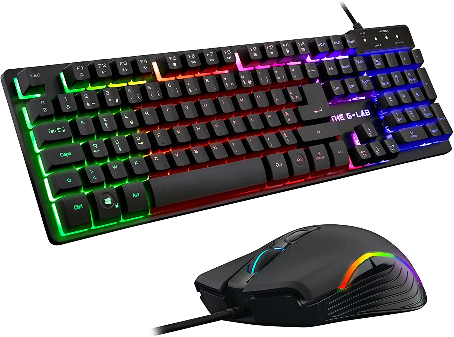 G-Lab Krypton Combo Keyboard Mouse Gaming