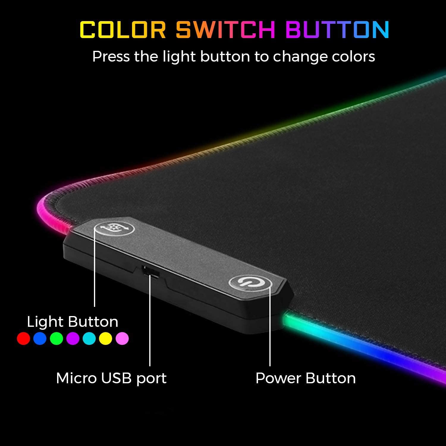 Tapis de souris RGB Trust Glide XXl