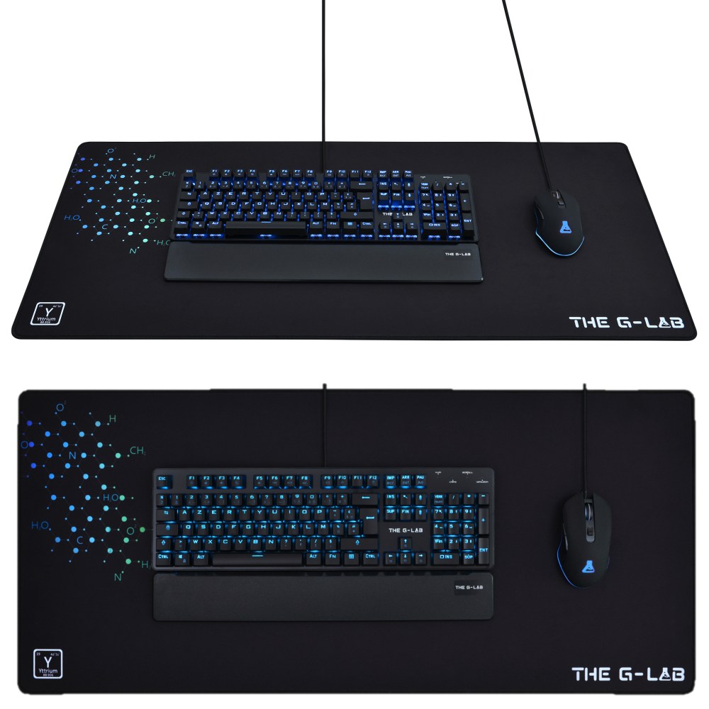 THE G-LAB PAD YTTRIUM Tapis de souris Gaming XXL 900 x 400 x 4mm