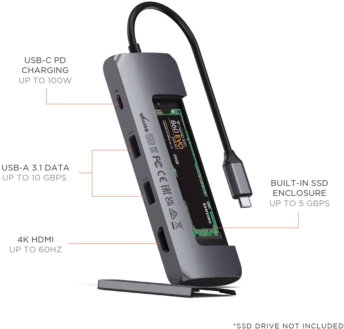 HUB USB-C Multiport Hybride SSD EMP Satechi