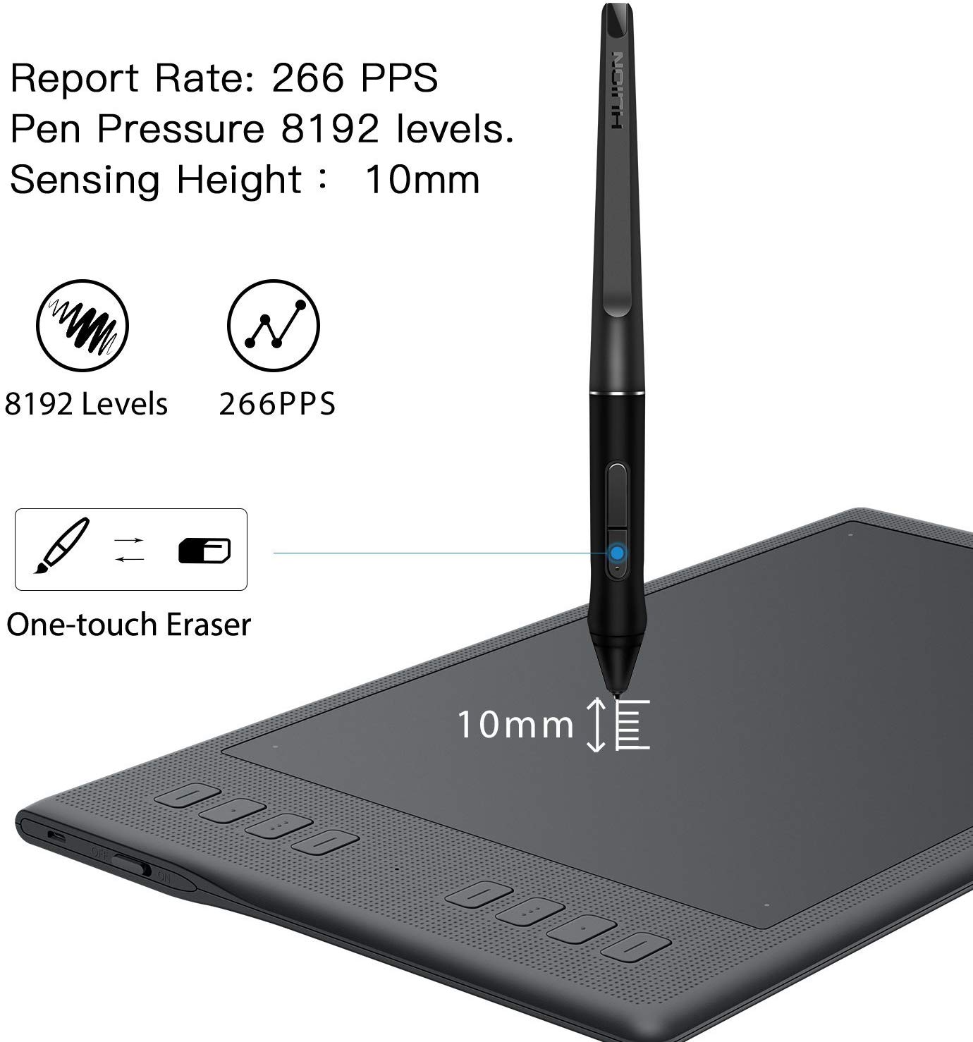 Huion Inspiroy Q11K V2: Wireless Graphics Tablet