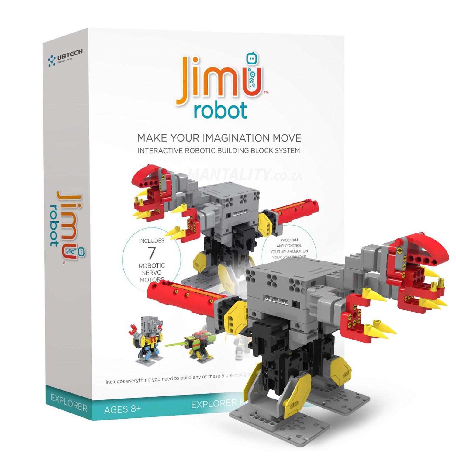 UBTECH Jimu Robot Tankbot App Enabled Stem Learning Robotic Building Block Kit 
