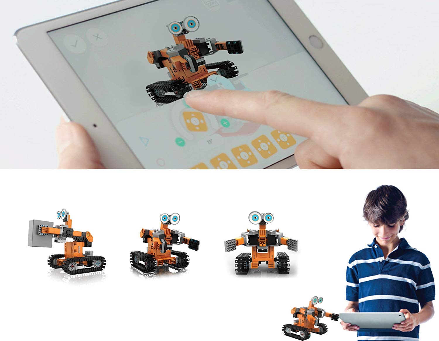 JIMU Robot Tankbot educational robots to be built by Ubtech