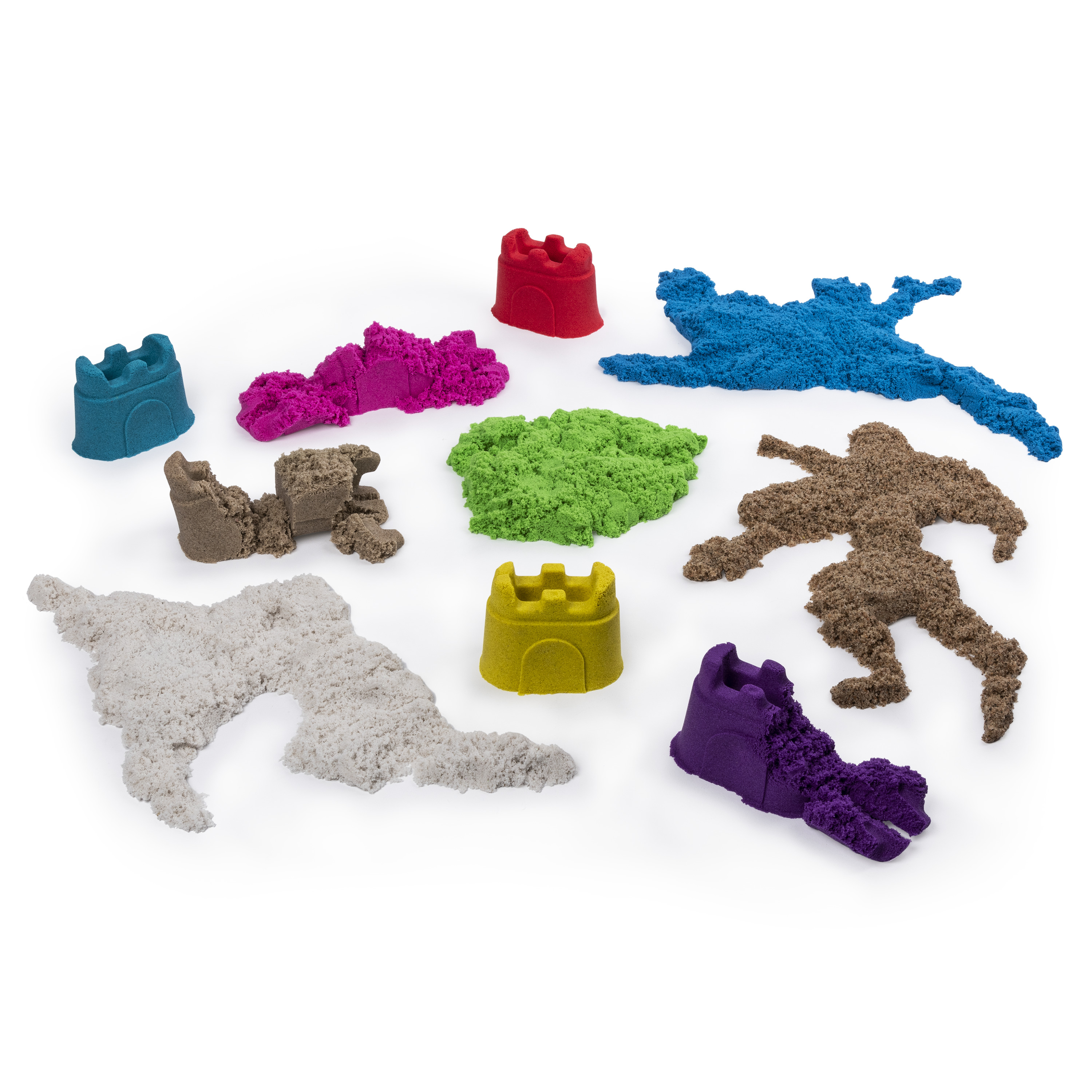 Recharge sable magique coffret 10 couleurs Kinetic Sand SPIN MASTER