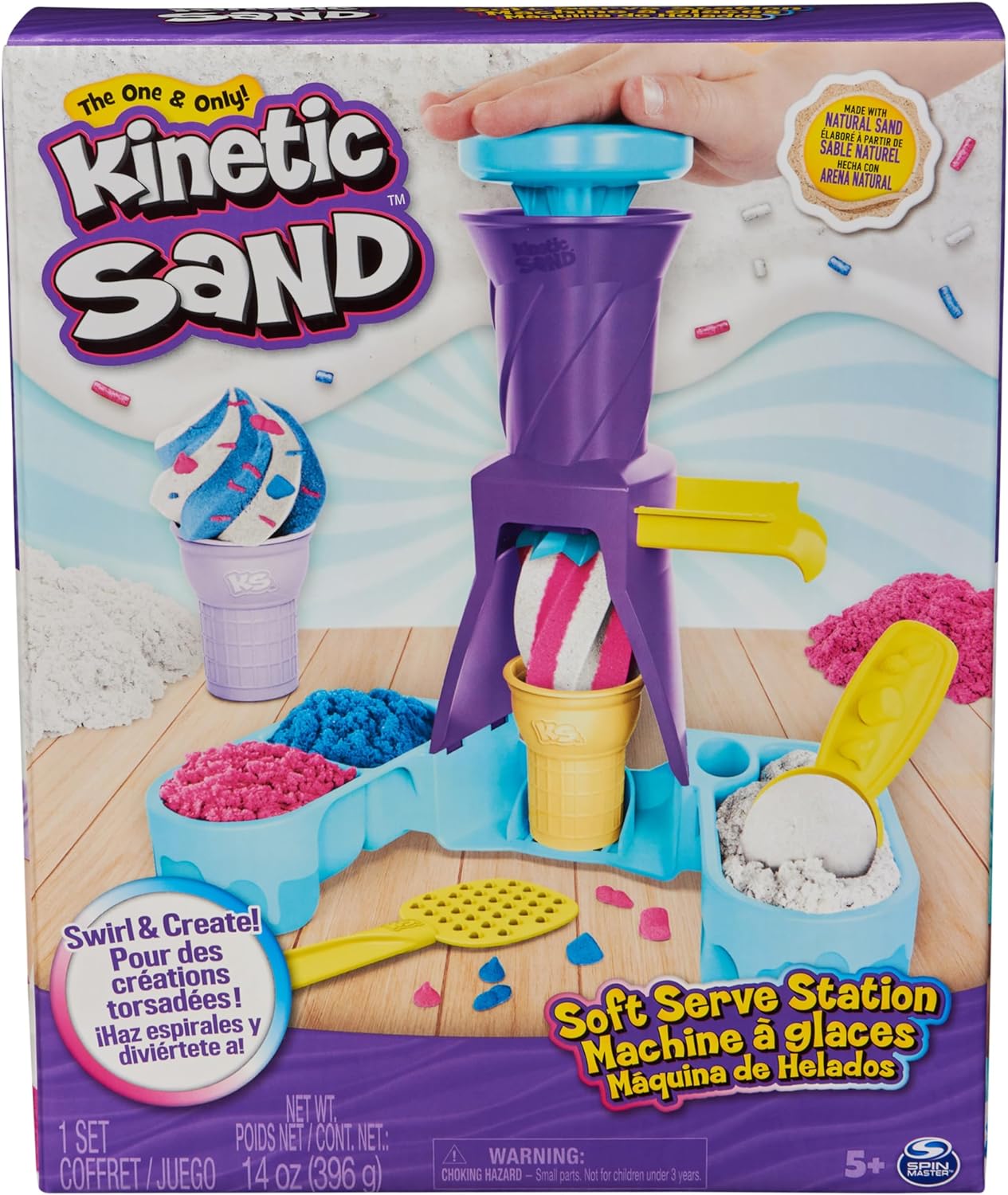Ice Cream Kinetic Sand Bin
