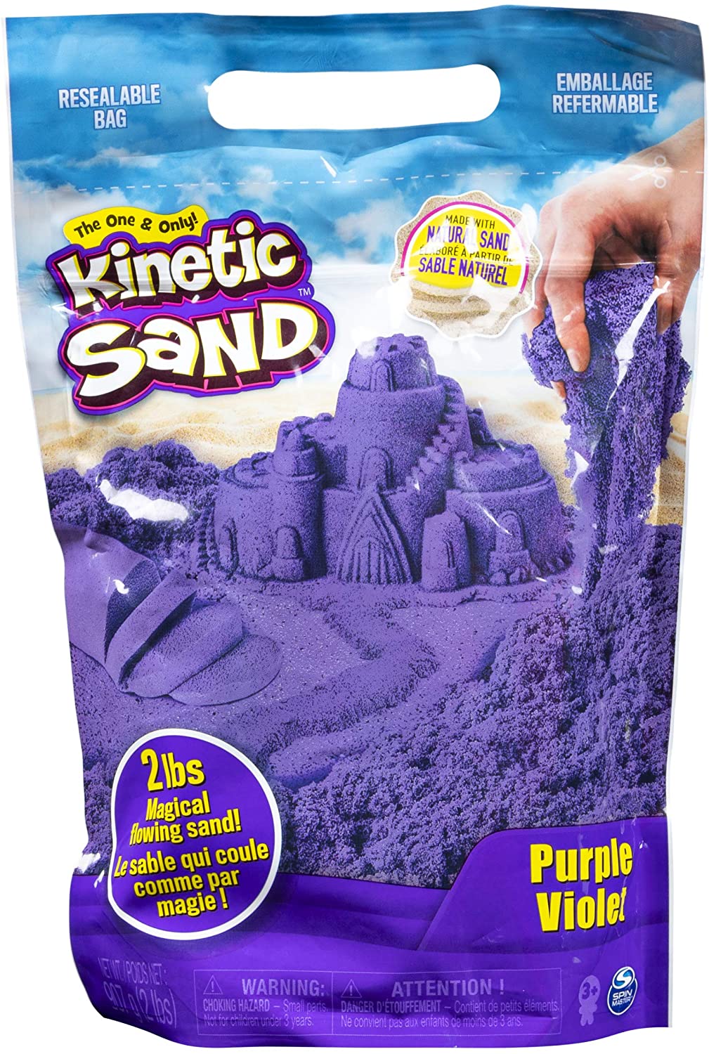 Kinetic Sand refill 900g blue green purple