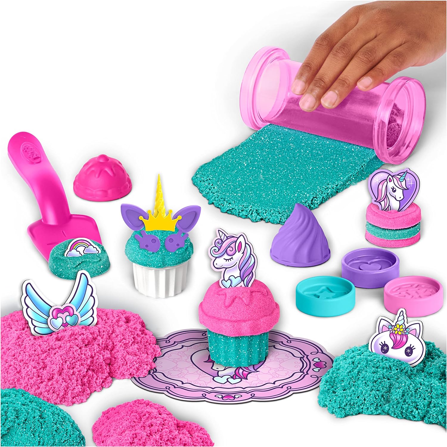 Kinetic Sand Unicorn pastry set