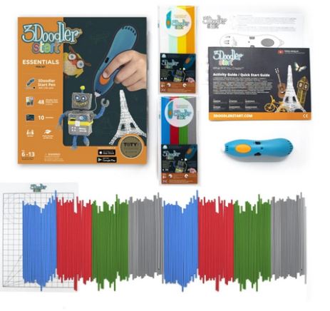 3Doodler Start Essentials 3D Printing Pen Set (Multicolour