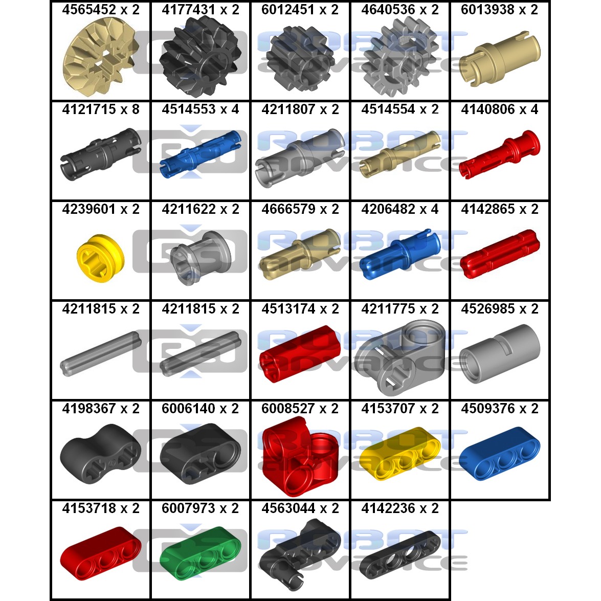 lego order spare parts