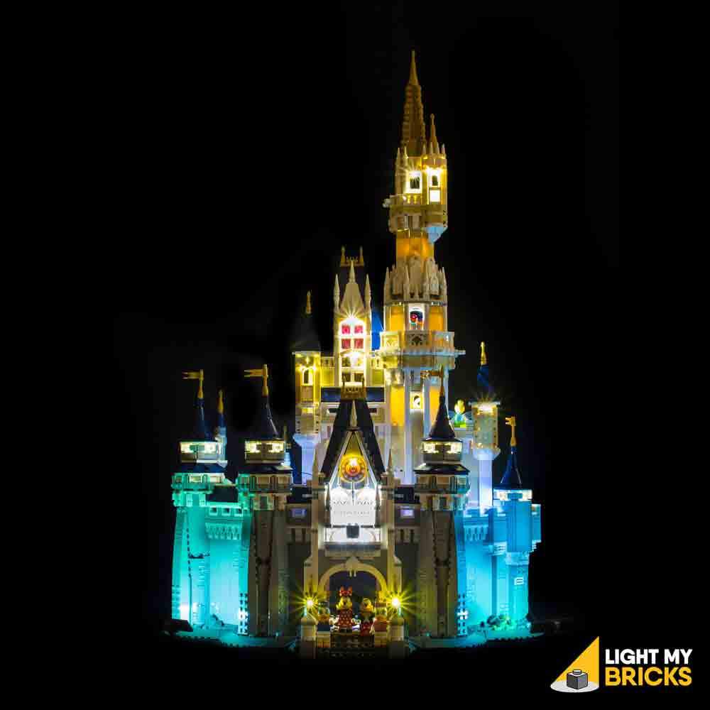 Ordinary Edition LED Light Lighting For Lego 71040 For Disney Castle Bricks 
