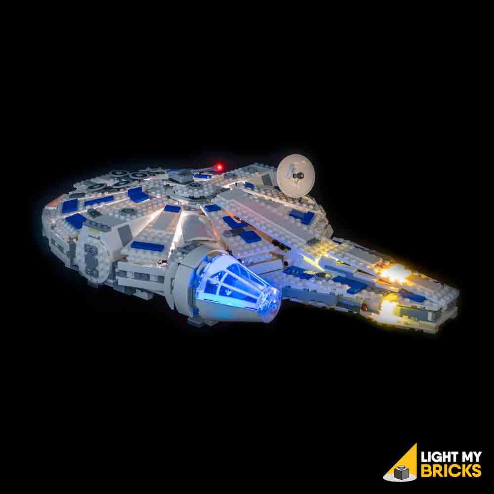 millennium falcon lego lights