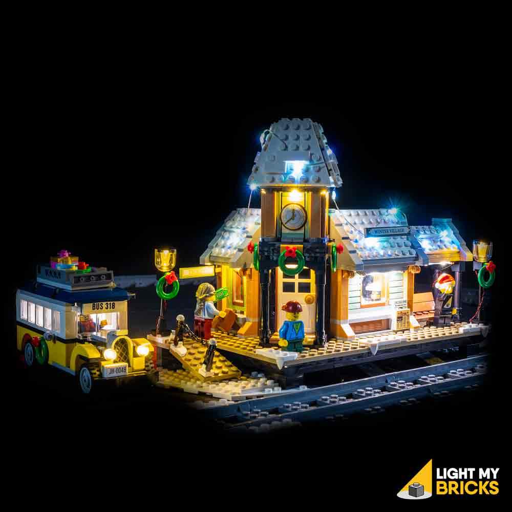 lego winter village lights
