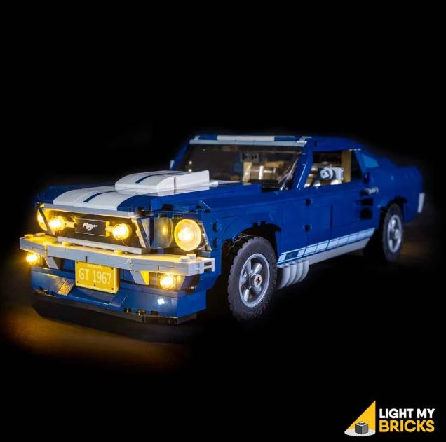Lights for LEGO Ford Mustang GT 10265 Light My Bricks
