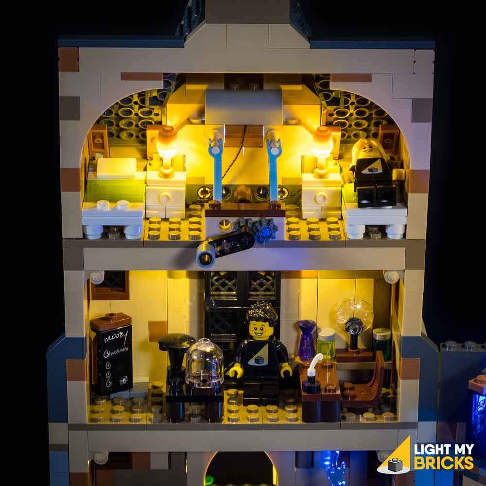 lego hogwarts clock tower connected