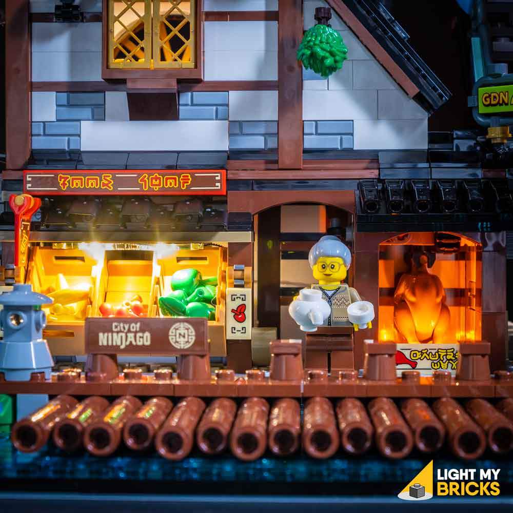 blur flaskehals is Lights for LEGO Ninjago City Docks 70657 - Light My Bricks