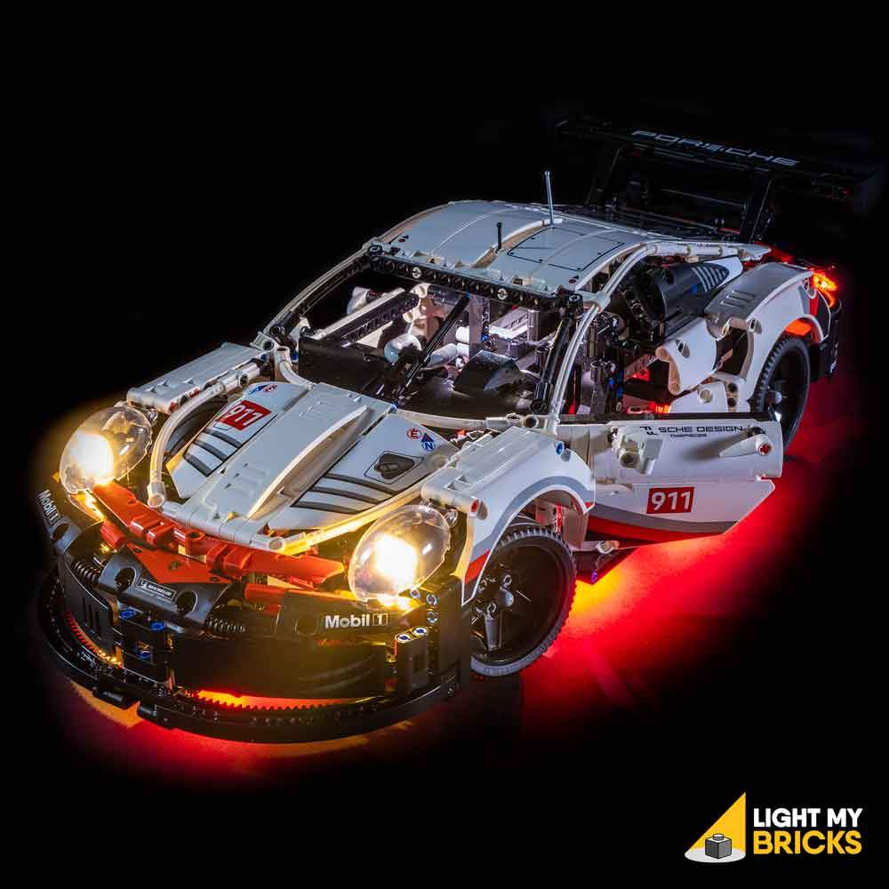 Lights For Lego Porsche 911 Rsr 42096