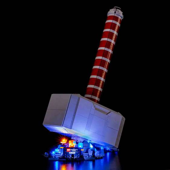LMB lights for LEGO Thor's Hammer 76209
