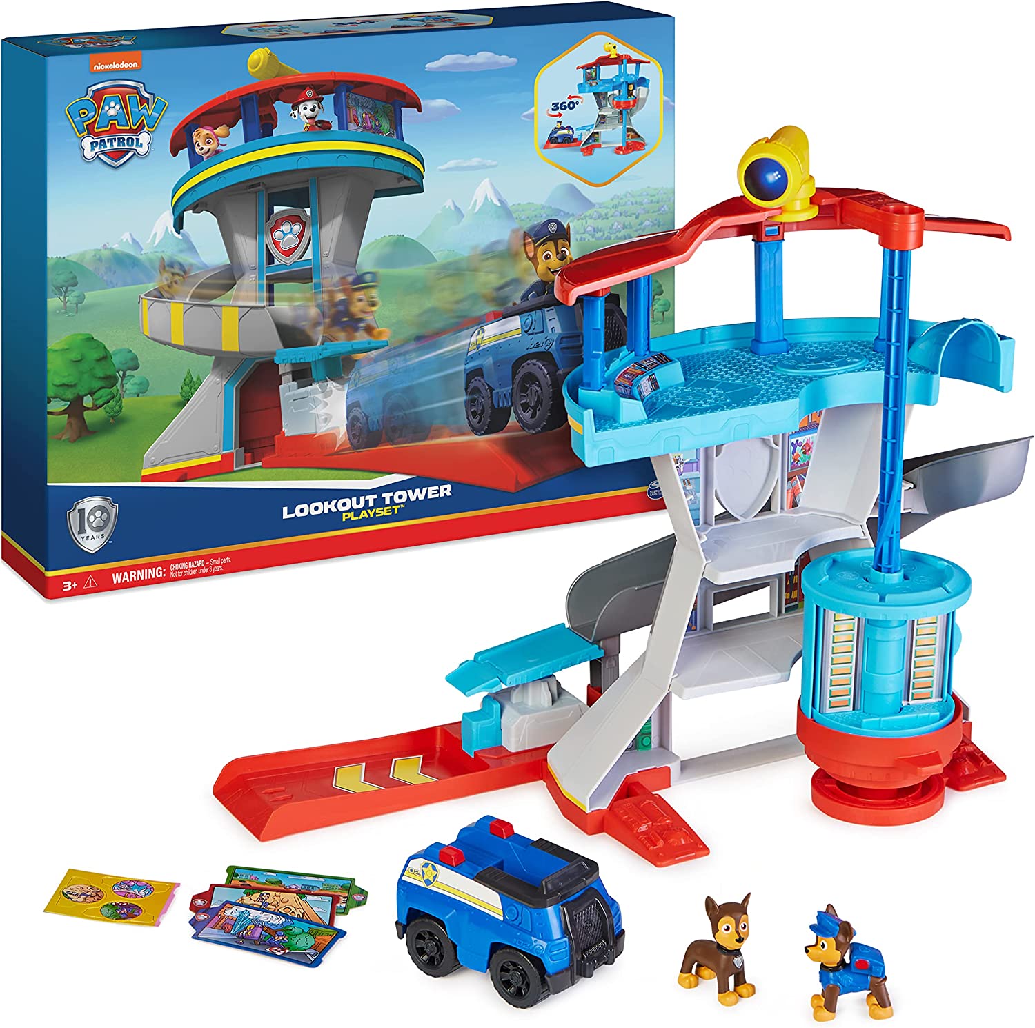 MEGA BLOKS PAW Patrol Toy Blocks Chase's City Police Cruiser with 1 Figure  (31 Pieces) 