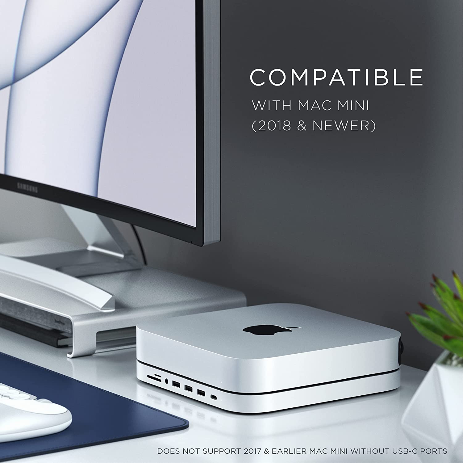 Mac Mini Stand and Hub SSD Satechi