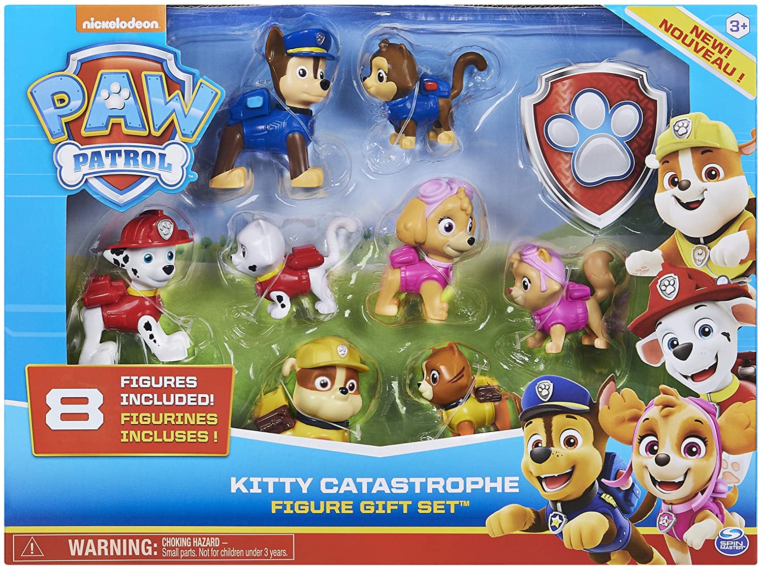 Vehicule + figurine stella mighty pups charged up paw patrol