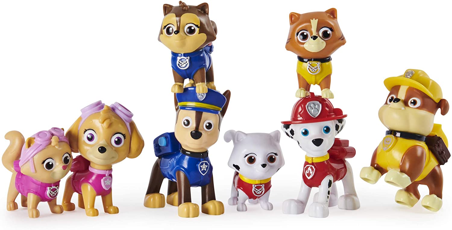 8 Action Paw Patrol Figures MultiPack