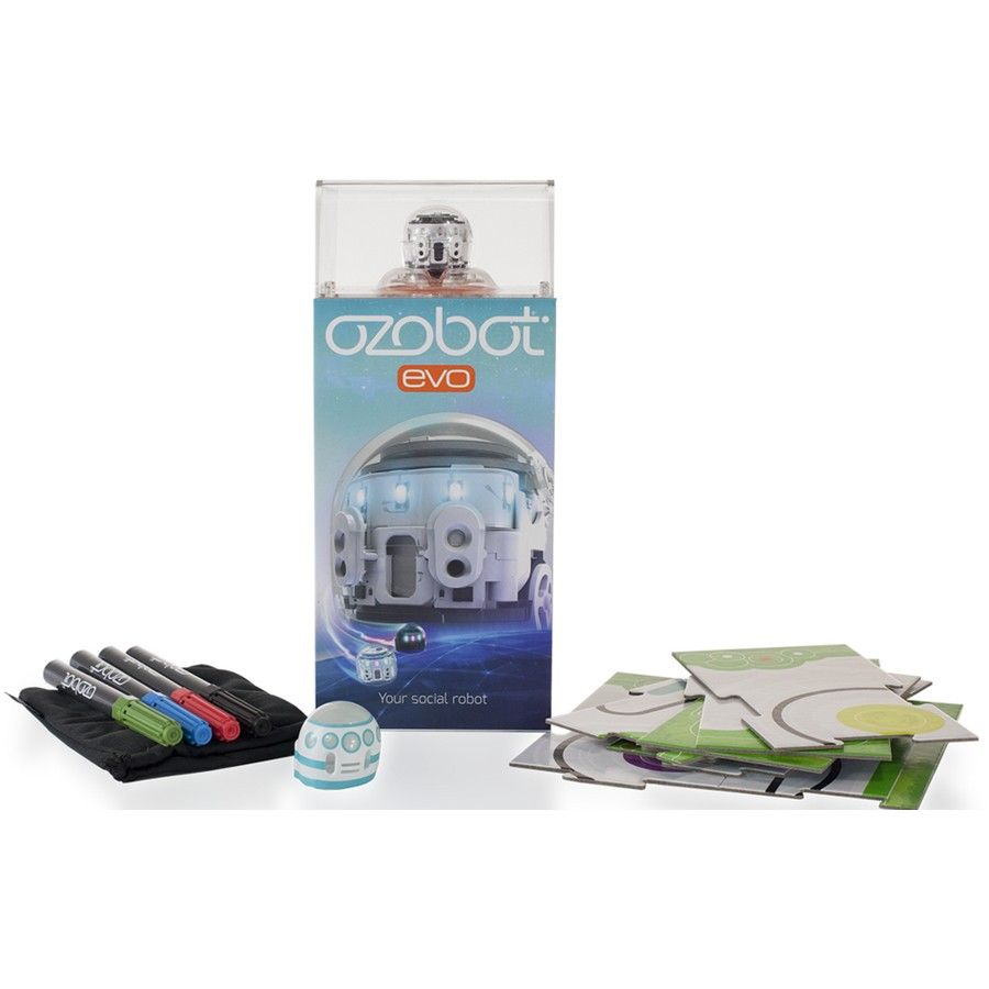 Ozobot Evo Programmable Robot Toy - Black for sale online