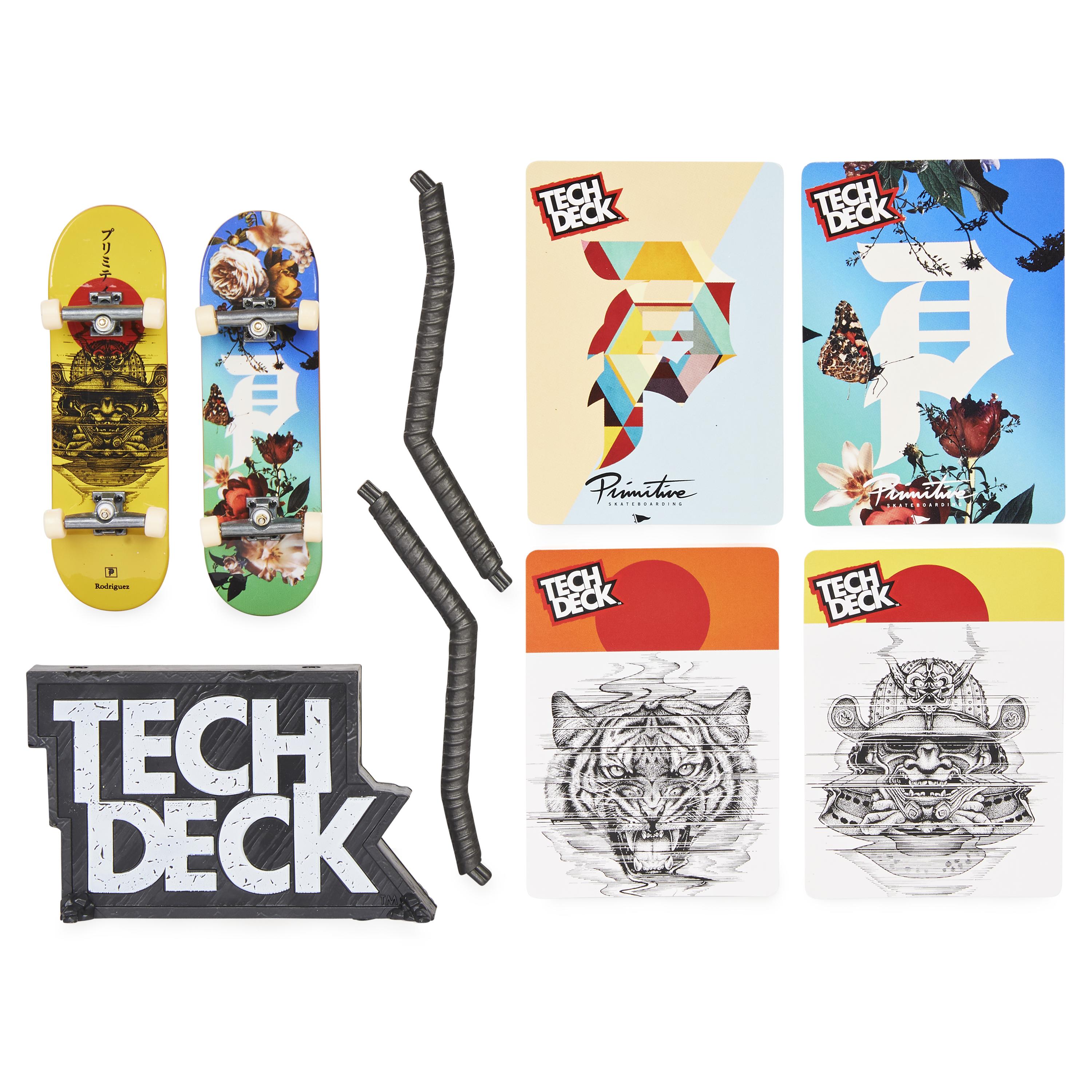 Tech Deck - Pack 2 mini skates de dedo versão Versus - Element, Concentra