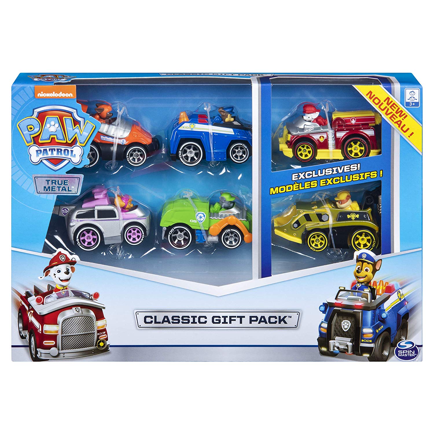 paw patrol racers 6 pack