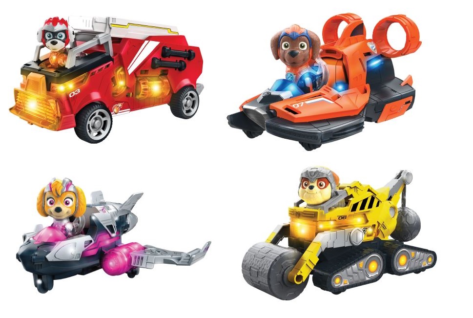 Paw Patrol Truck With 3 Vehicles Pat Patrol Toy Kids Cartoon