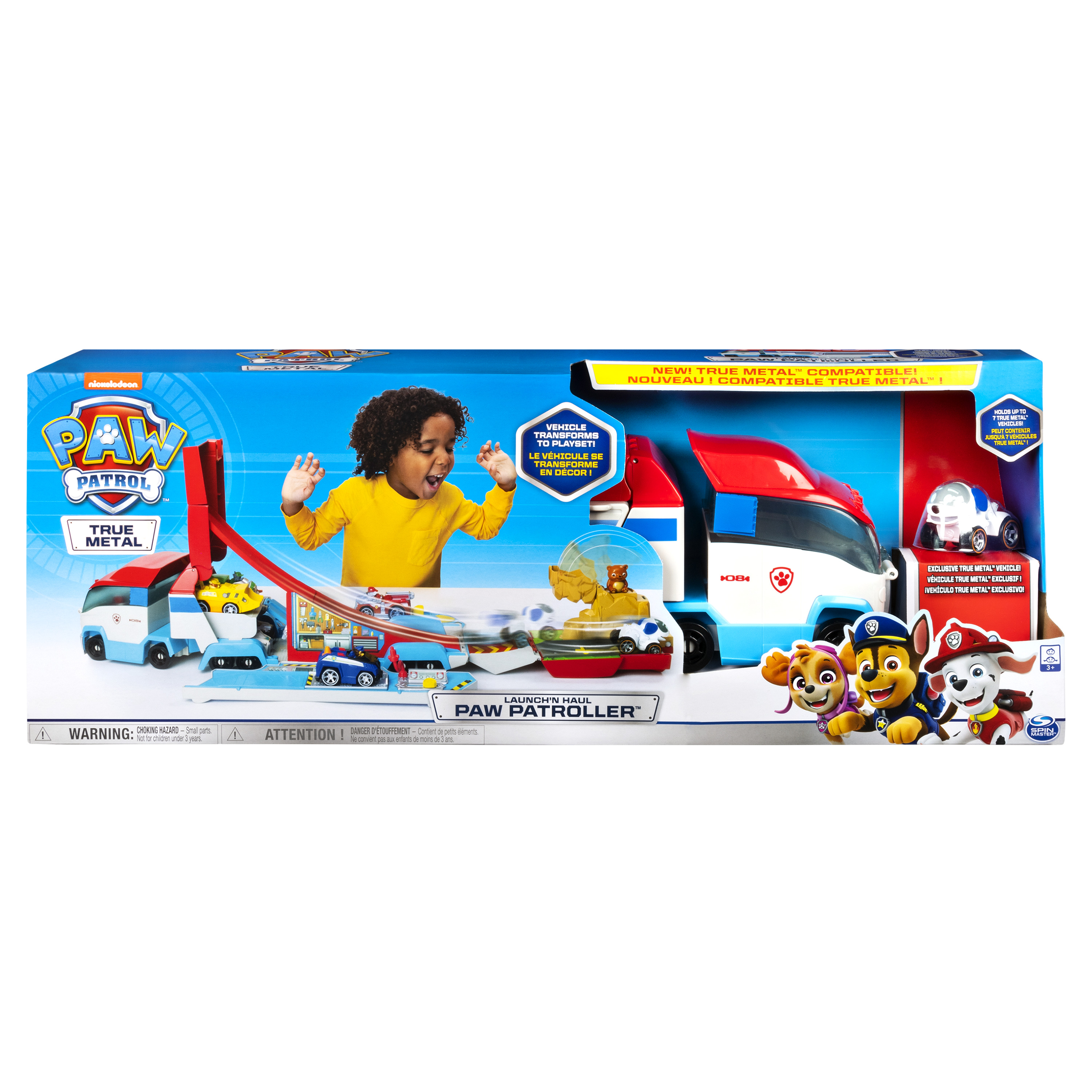 Playset Pat'patrouilleur 2 en 1 True Metal Paw Patrol SPINMASTER