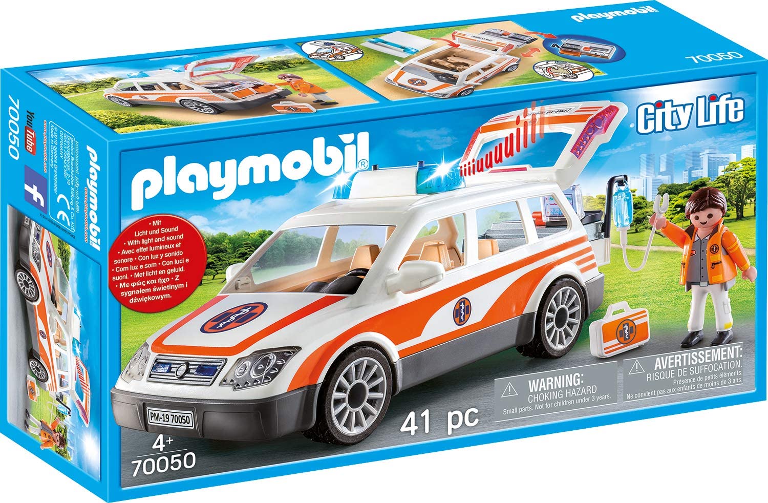 playmobil ambulance car