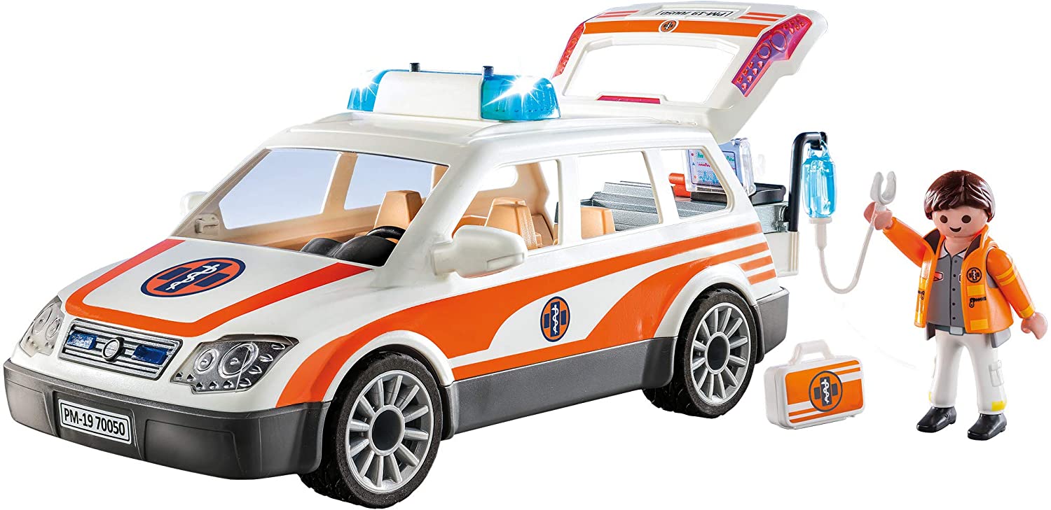 playmobil ambulance car